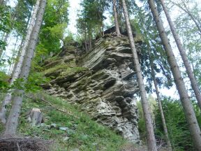 Zcenina hradu Veisentejn (Weissenstein)