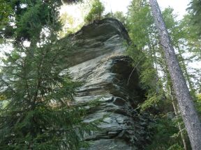 Zcenina hradu Veisentejn (Weissenstein)