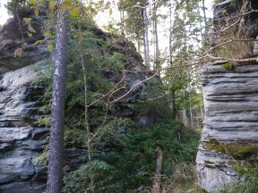 Zcenina hradu Veisentejn (Weissenstein)