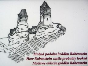 Zřícenina hradu Rabenštejn (Rabenstein)