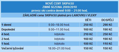 Ski Centrum Miroslav - Lipov� l�zn�