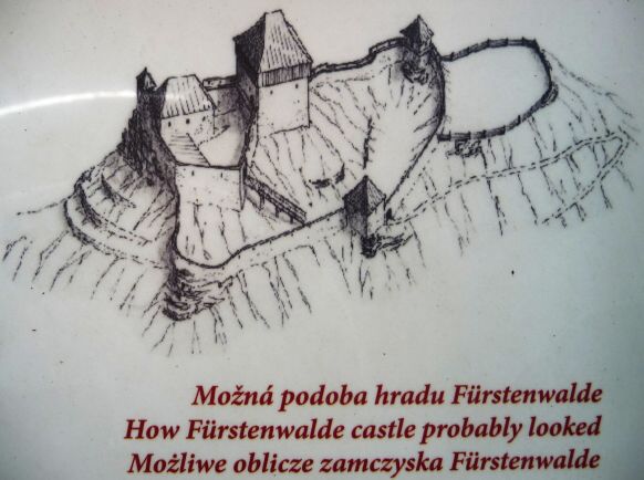 Zřícenina hradu Fürstenwalde