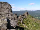 Ob skly - mohutn skaln skupina pipomnajc zceninu stedovkho hradu