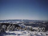 Hřeben Králického Sněžníku, v popředí s Rychlebskými horami, ze Šeráku