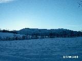 Podvečerní severní hřeben, vlevo Keprník (1423 m), vpravo Šerák (1351 m)