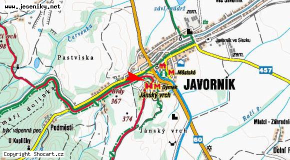 Mapa umístění