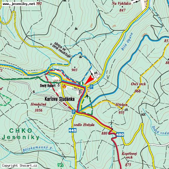 Mapa umístění