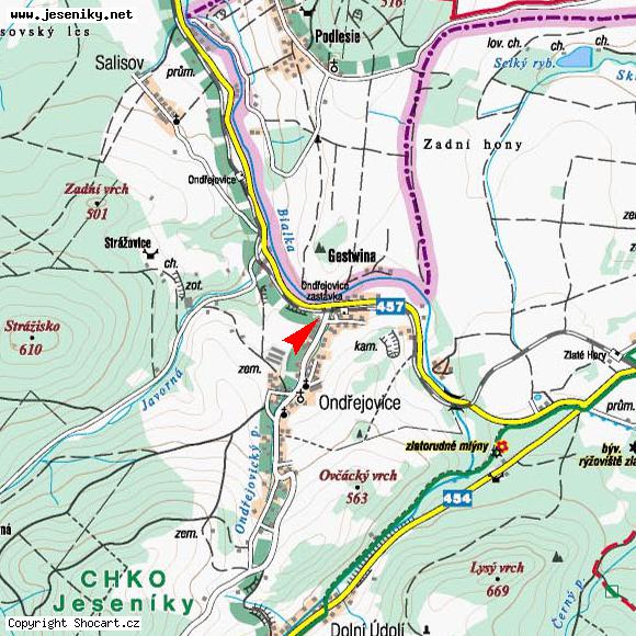 Mapa umístění