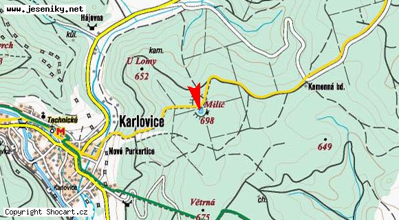 Mapa umístění