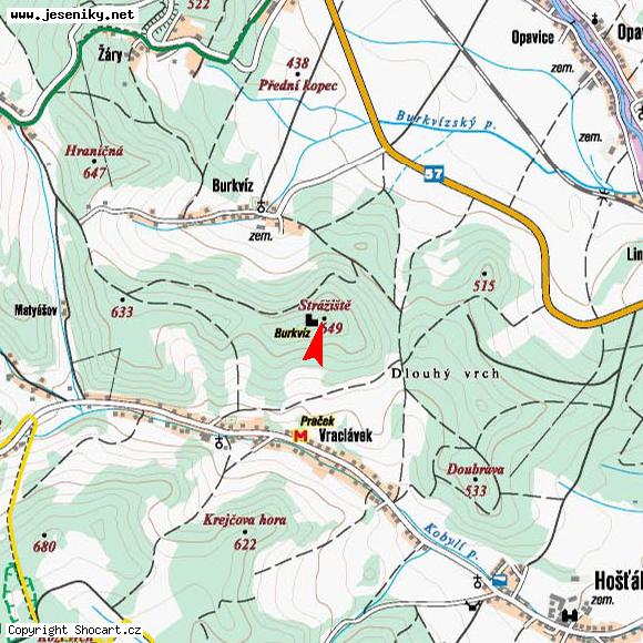 Mapa umístění