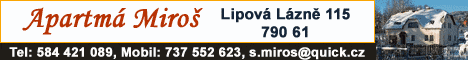 Ubytov�n� Jesen�ky - Apartm� Miro�